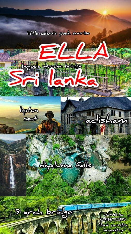 Rock Paradise Homestay Ella Exteriör bild